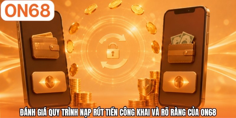 Đánh giá quy trình nạp rút tiền công khai và rõ ràng của ON68